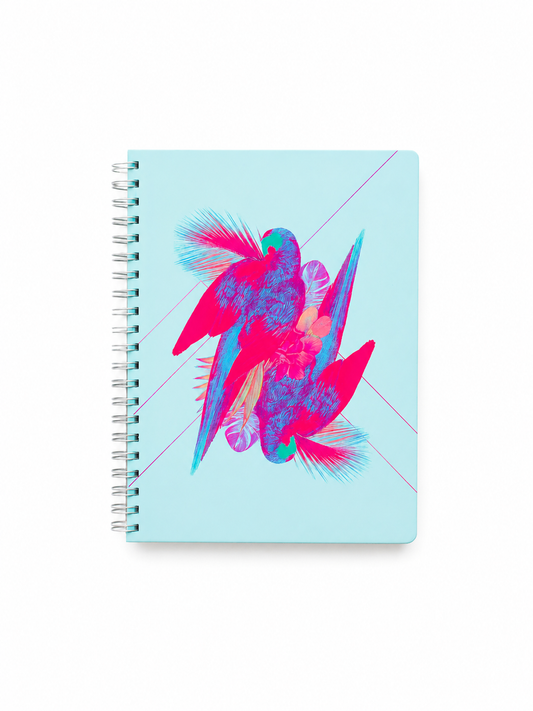 Cuaderno Loros Grande