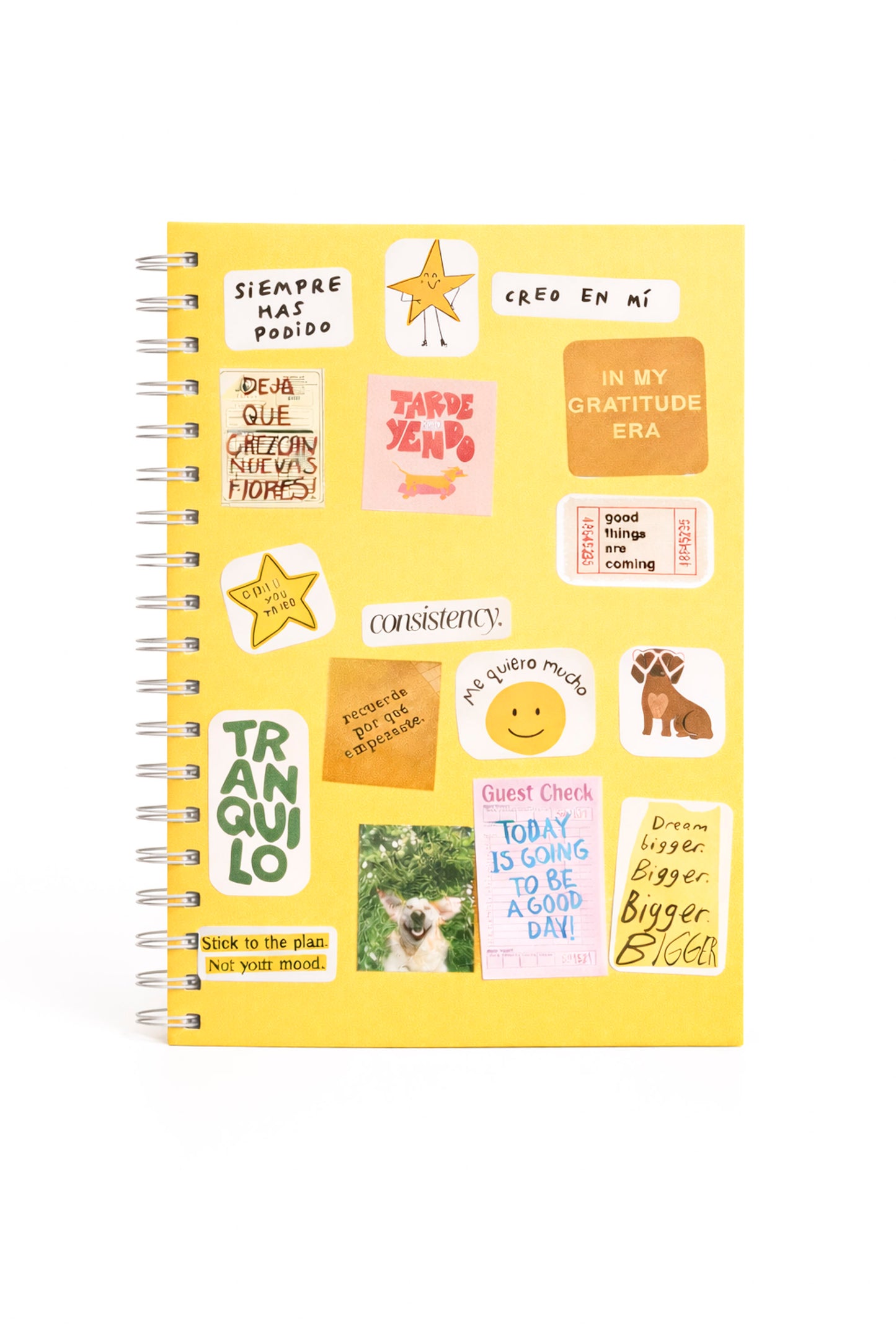 Cuaderno mediano Amarillo