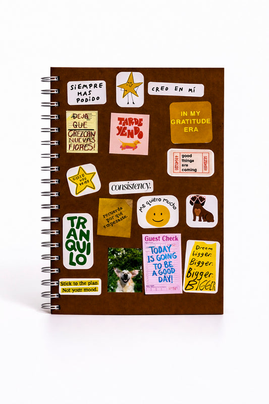 Cuaderno mediano Café