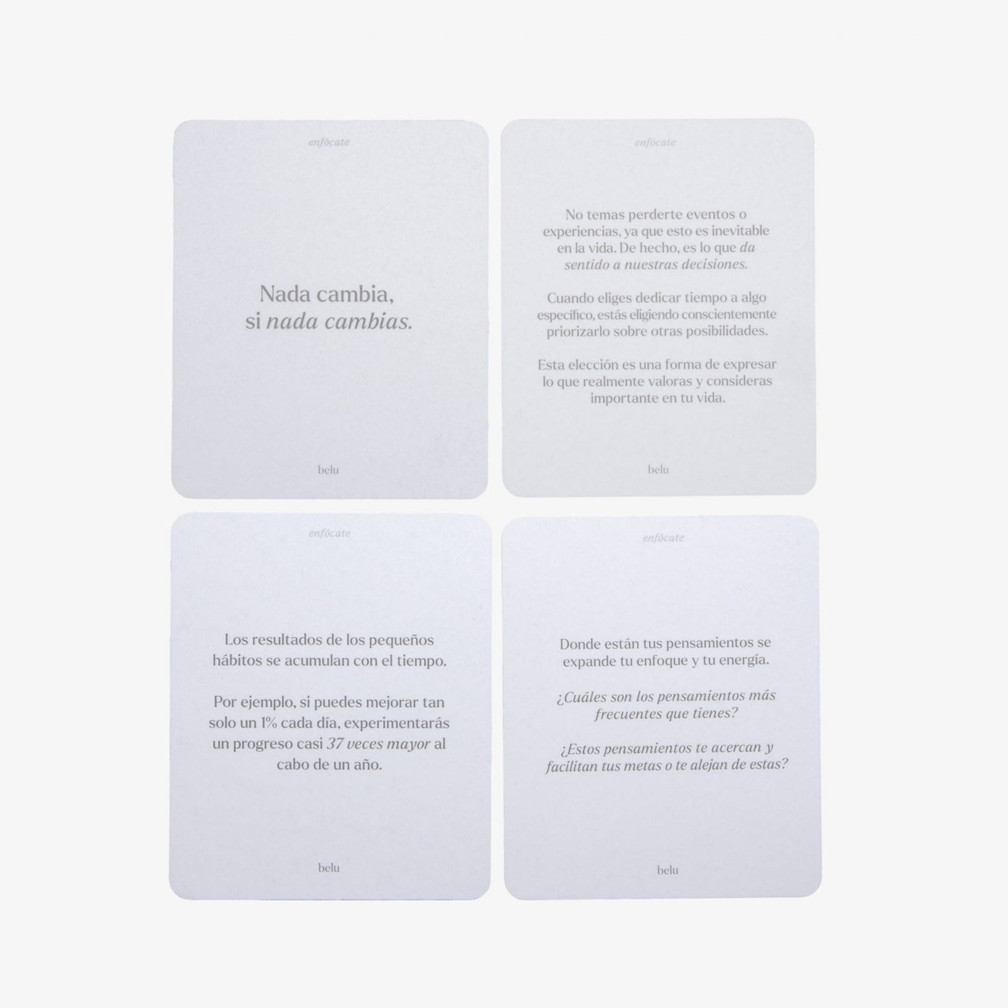 Cartas Enfócate