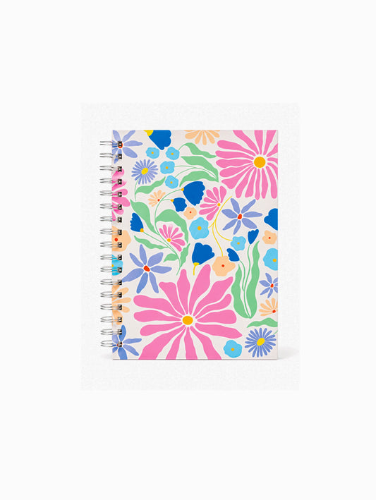 Cuaderno Flores Mediano