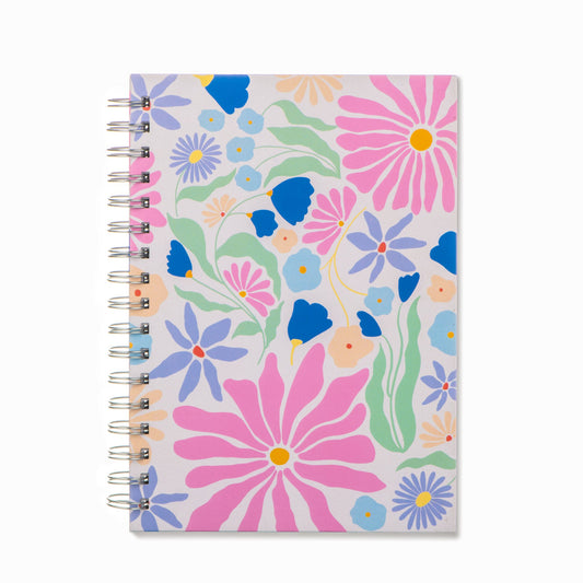 Cuaderno Flores Mediano