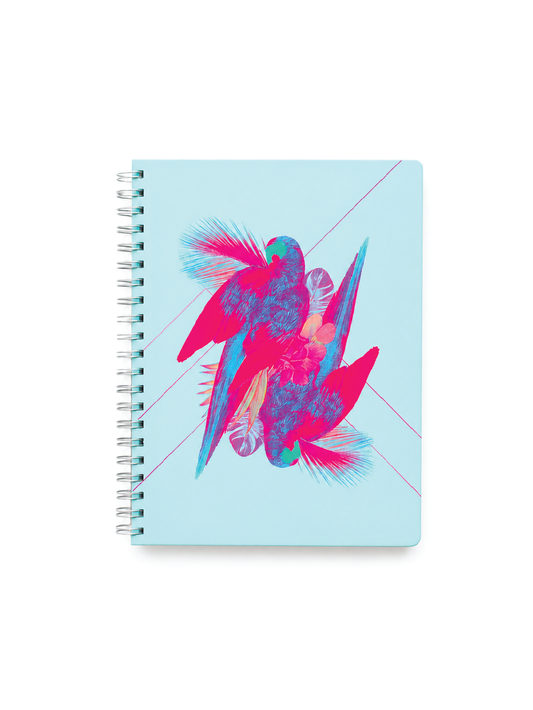Cuaderno Loros Grande