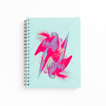 Cuaderno Loros Mediano