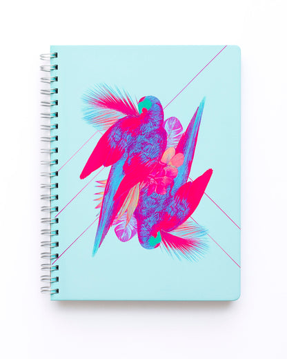 Cuaderno Loros Grande