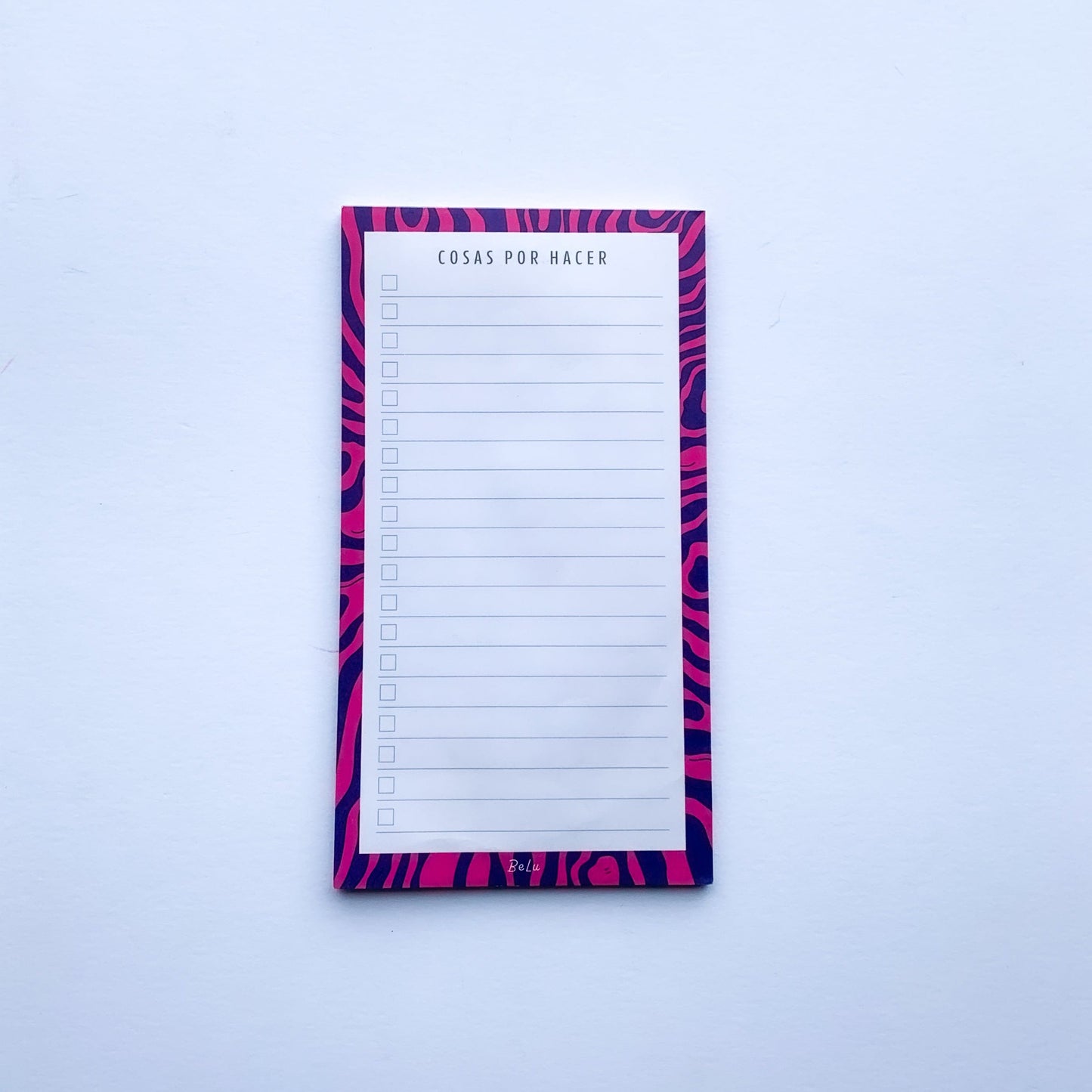 To do list Zebra fucsia y azul